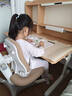 光明园迪灯桌一体儿童学习桌小学生书桌套装可升降写字桌课桌椅悦者120pro 悦者120 pro+A6P卡其+粉椅套 实拍图