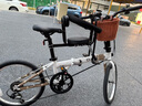 大行（DAHON）经典D6折叠自行车20英寸6速成人休闲单车 KBC061 白色 实拍图