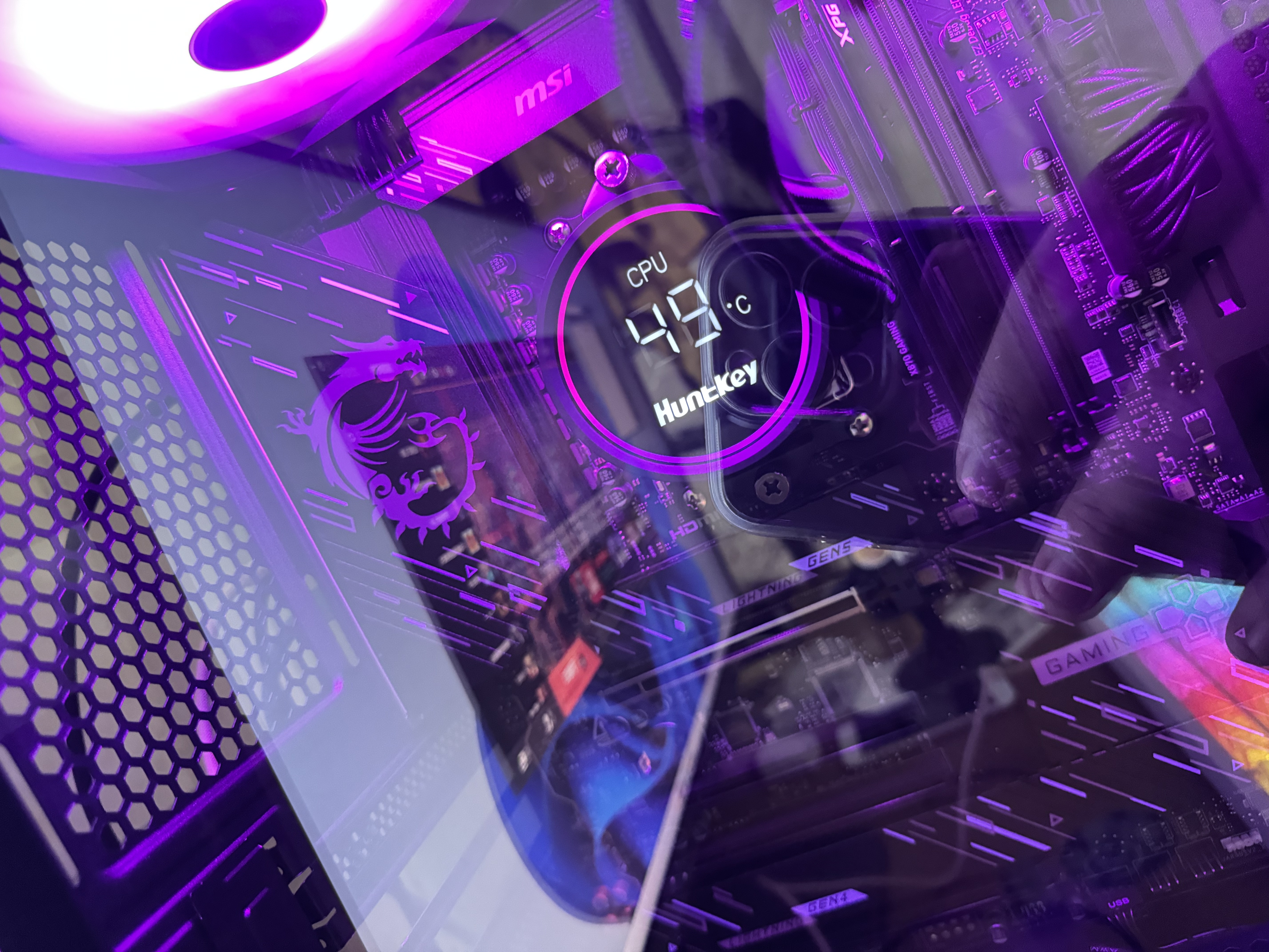 微星AMD锐龙9850X3D 9800X3D 9950X3D2 5070Ti 5080显卡直播台式DIY组装电脑主机游戏电竞办公设计整机 配置二：9800X3D丨带核显丨可搭配50系显卡 实拍图