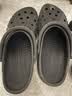 卡骆驰（CROCS）贝雅洞洞鞋男鞋女鞋轻便耐磨一脚蹬拖鞋休闲鞋百搭花园鞋|10126 黑色-001(含智必星) 44 (280mm) 实拍图