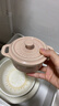 珐宝（staub） 陶瓷小碗蒸蛋碗布丁碗甜品碗宝宝辅食碗炖盅炖汤盅饭碗带盖 圆形小盅蜜桃粉10cm 实拍图