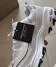 斯凯奇（Skechers）女鞋小白熊女士休闲鞋子厚底增高百搭运动软底老爹鞋女99999863 白色/海军蓝色/WNV 39 实拍图