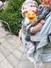 比威亚  Free婴儿背带前抱式轻便透气宝宝背带抱娃神器新生儿四季通用 浅灰色 实拍图