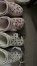 卡骆驰（CROCS）新款厚底云朵洞洞鞋送女友礼物206750 骨白色 38 -39 实拍图