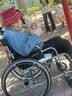 鱼跃手动轮椅车大轮轻便可折叠老人专用出行代步仅13kg铝合金H062 实拍图