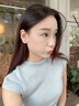 唯一（Winy）施华洛世奇锆999纯银耳钉女2026新款首饰生日礼物送女友老婆耳饰 实拍图
