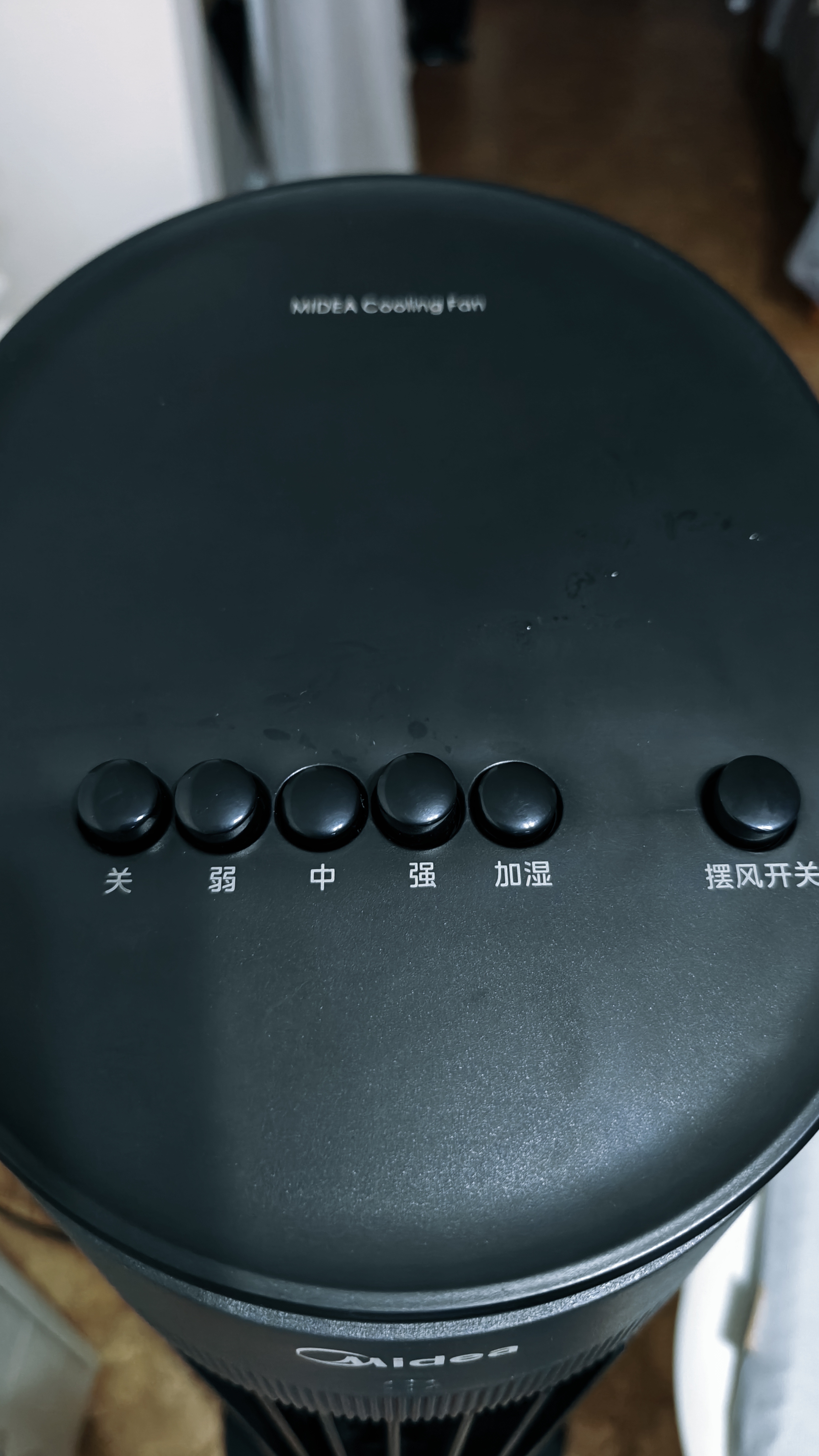 美的（Midea）【冰爽香风】家用空调扇加湿降温冷风扇净化水冷塔扇落地冷风机轻音冷气扇移动制冷小空调 AAF10MB 实拍图