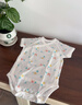 优衣库婴幼儿网眼包臀衣/短袖/1件装宝宝衣服连体衣481772 63 天蓝色 50cm 实拍图