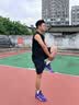 安踏KT FLY篮球鞋男低帮防滑耐磨透气A-SHOCK缓震实战运动鞋 星云/紫-2 42 (260mm) 实拍图