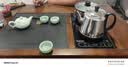 实木茶桌椅组合客厅功夫茶台茶几小户型家用套装一体阳台泡茶桌子 1米明月单桌一张【送电磁炉茶具】 实拍图