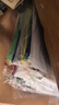 齐心（COMIX）10只A4文件袋透明拉链袋小学生科目分类袋办公资料袋试卷票据收纳拉边袋网格塑料考试文具袋EA1054 实拍图