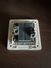 西门子（SIEMENS）插座面板 10A四孔插座86型暗装面板 致典雅白色5UB14123NC012P 实拍图