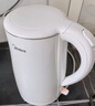美的（Midea）电热水壶烧水壶1.7L304不锈钢0涂层双层隔热自动断电1500W养生冲奶2026新款 MK-SH17M130 实拍图
