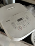 东芝（TOSHIBA）【旗舰新品】白珍珠青春版电饭煲0涂层钛内胆凝露不粘家用4-5人电饭锅立体加热4升 RC-15DOXC 实拍图