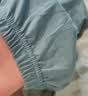 红豆（Hodo）夏季情侣全棉睡衣简约休闲风短袖家居服套装可外穿春夏 绿色（女款） XL 175/96A 实拍图