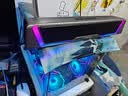 COLORFIRE电脑电竞桌面长条游戏音响音箱台式机笔记本通用RGB灯效带可插拔麦克风一体蓝牙5.3情人礼物CF400  实拍图