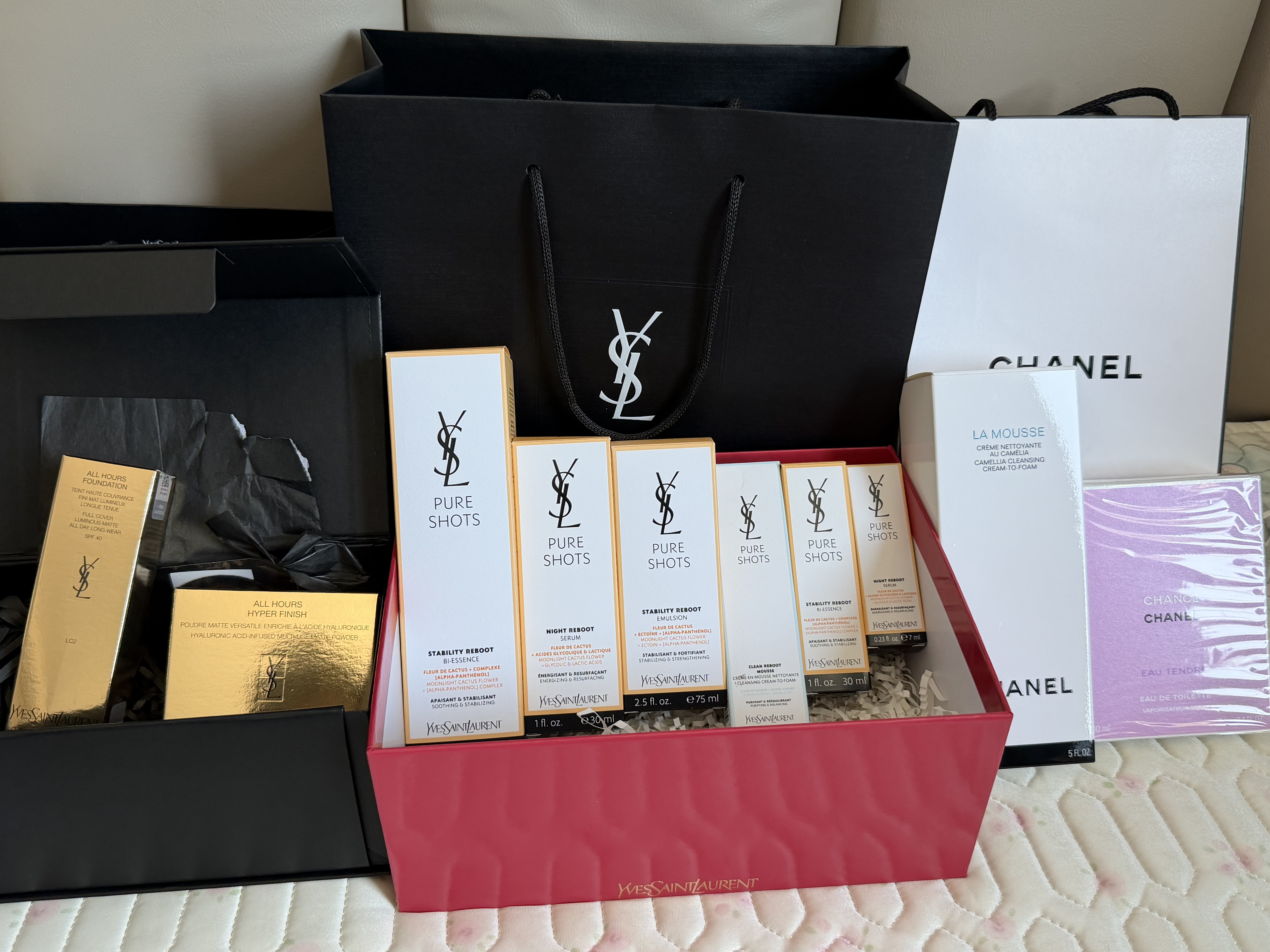YSL圣罗兰夜皇后+精华乳+调皮水护肤品水乳精华液套装保湿修护生日礼物女 实拍图