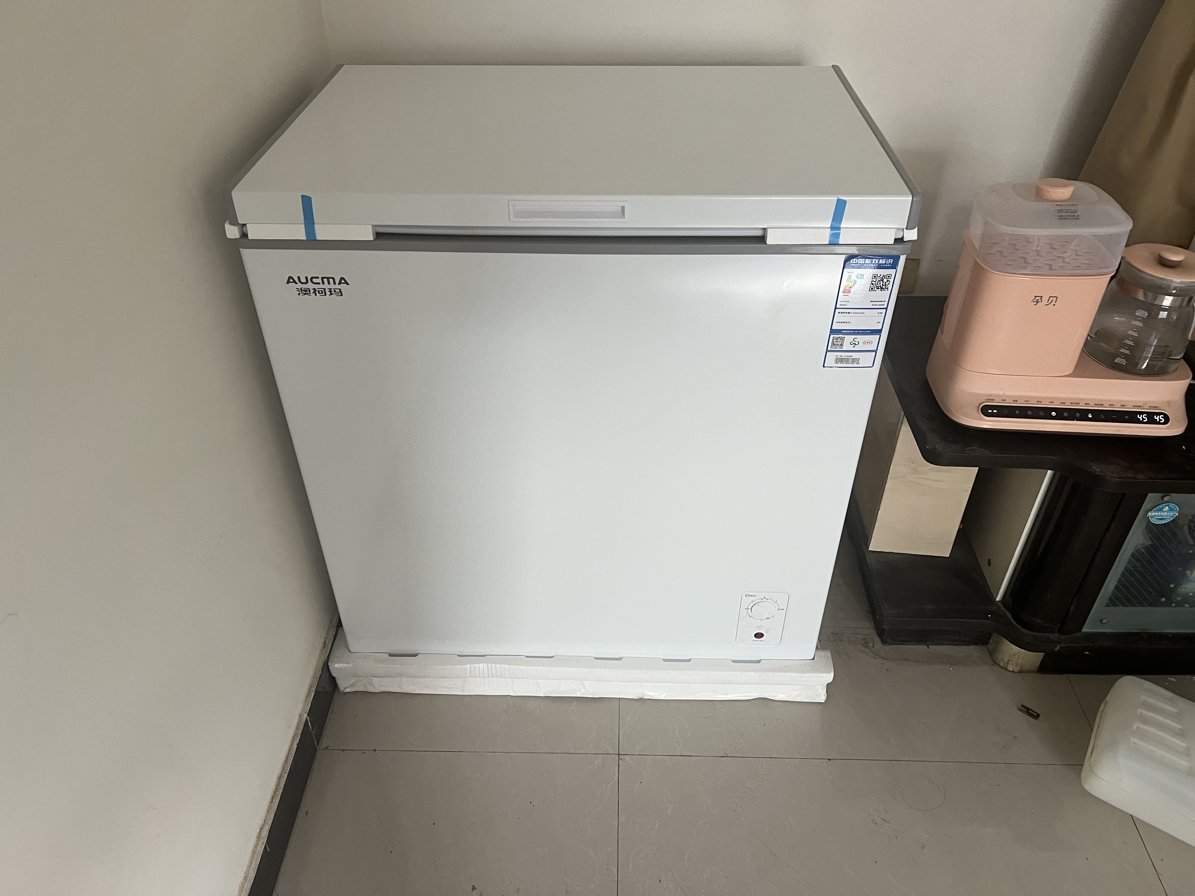 澳柯玛（AUCMA）208升单温冷柜家用减霜冰柜冷藏柜冷冻柜小型冷柜卧式顶开冰箱一级能效 BC/BD-208HNE 以旧换新 实拍图