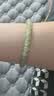 净心石和田玉手串男女款浅青玉圆珠单圈玉手链单珠约6mm 实拍图