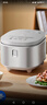 美的（Midea）电饭煲 0涂层电饭锅4升 316L不锈钢内胆3-4人家用多功能无涂层微压智能预约MB-RE476S 实拍图
