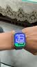Apple/苹果 Watch S11 智能手表GPS款42毫米银色铝金属表壳雾紫色运动型表带S/M MEUT4CH/B 实拍图