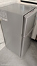 志高（CHIGO）小冰箱迷你小型家用冷藏冷冻两用宿舍出租房用双门办公室电冰箱节能省电 【一级能效】76L银色【全国联保丨节能省电】 实拍图