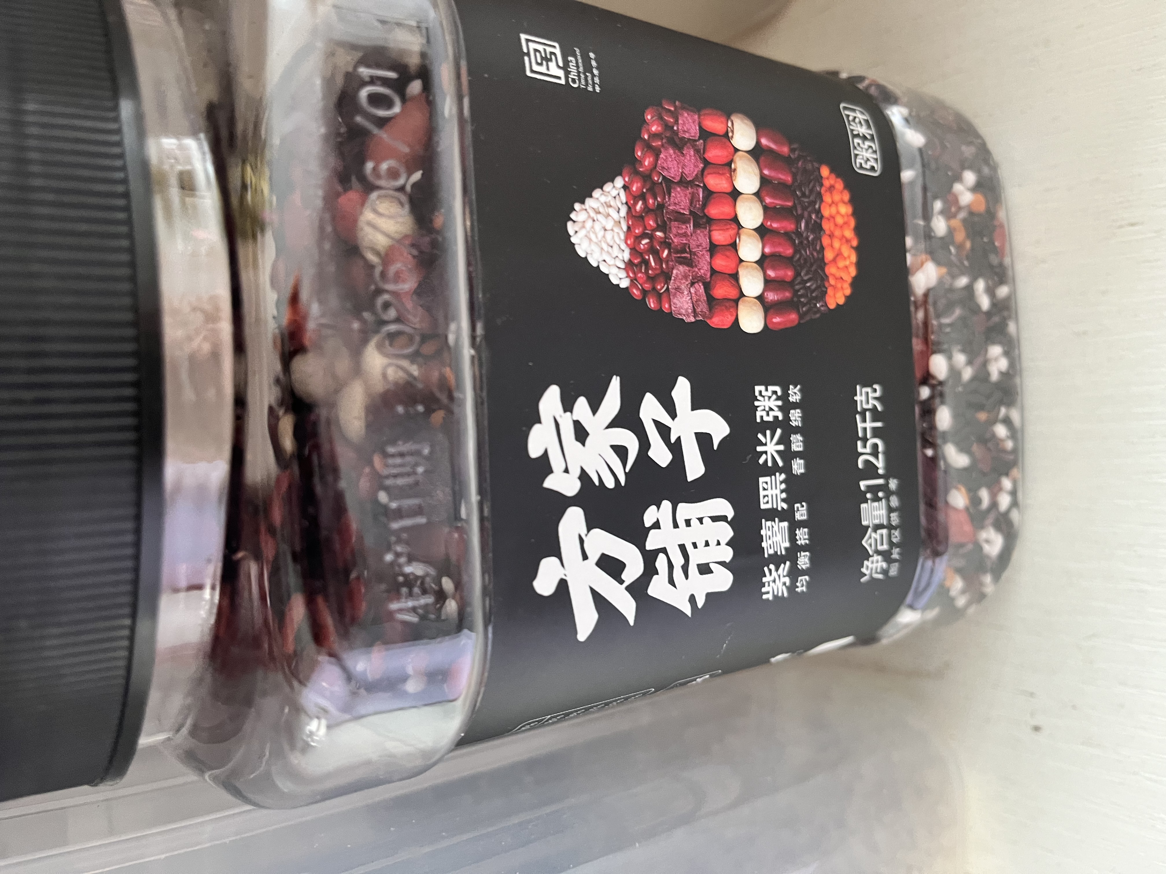方家铺子中华老字号 紫薯黑米粥2.5斤 五谷杂粮 花生米红豆 粗粮 实拍图