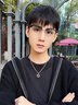 蔡司（ZEISS）镜片近视眼镜框男半框防蓝光辐射可配带散光度数眼睛女钛合金镜架 简约款 黑银 配colorein镜片1.56防蓝光 0-600度 实拍图