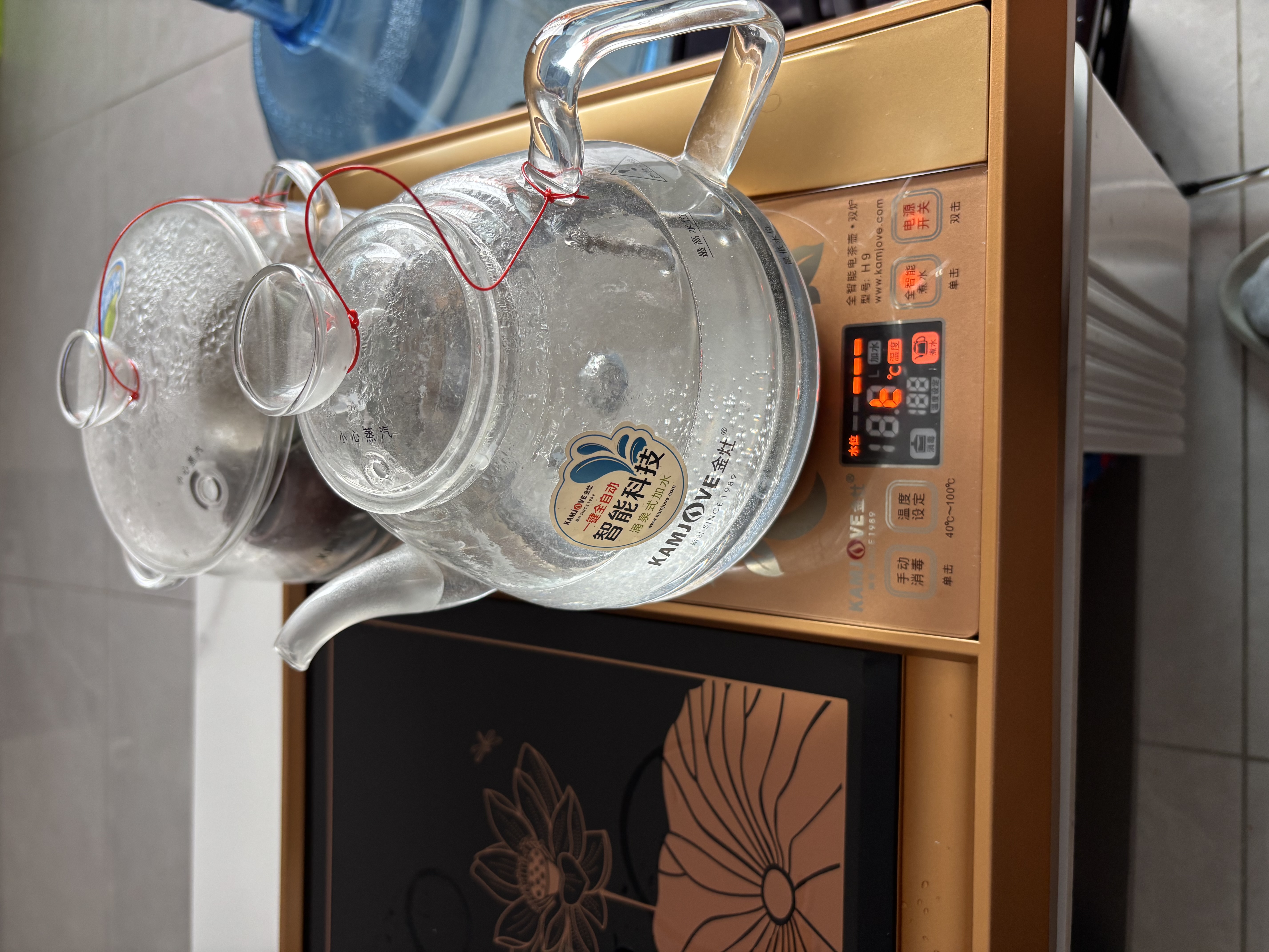 金灶（KAMJOVE） 钢化玻璃茶盘排水功夫茶具套装自动上水电热水壶茶台家用 L-510 单茶盘 1个 实拍图