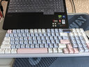 雷柏（Rapoo）V700DIY-98升级款 三模客制化无线机械键盘gasket结构7层填充消音全键热插拔键盘 蓝灰粉(弹白轴) 实拍图