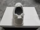 百丽男鞋牛皮小白鞋厚底一脚蹬休闲运动板鞋A2009 白-内增高6cm 39 实拍图