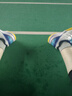 尤尼克斯（YONEX）羽毛球鞋yy入门级训练减震动力垫男女SHB101CR白/蓝 44码 实拍图