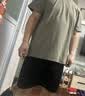 速干衣运动弹力纯色基础短袖t恤夏季新款男女同款 卡其色 3XL 实拍图