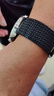 竞技者适于华为手表watch4/Pro表带watch3pro/GT5/GT4/GT3/GT6磁吸钛金属不锈钢手表带男款高级46/48 曜石黑-编织链式22mm接口 实拍图