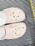 卡骆驰（CROCS）白鹿同款经典云朵洞洞鞋时尚百搭女鞋花园鞋|206750 石英粉-6UR(含智必星) 38 (240mm) 实拍图