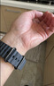 MSSM适用苹果手表表带apple watch S11/S10硅胶磁吸表带iwatch s9/8/se3/Ultra3回环运动表带 黑色 实拍图