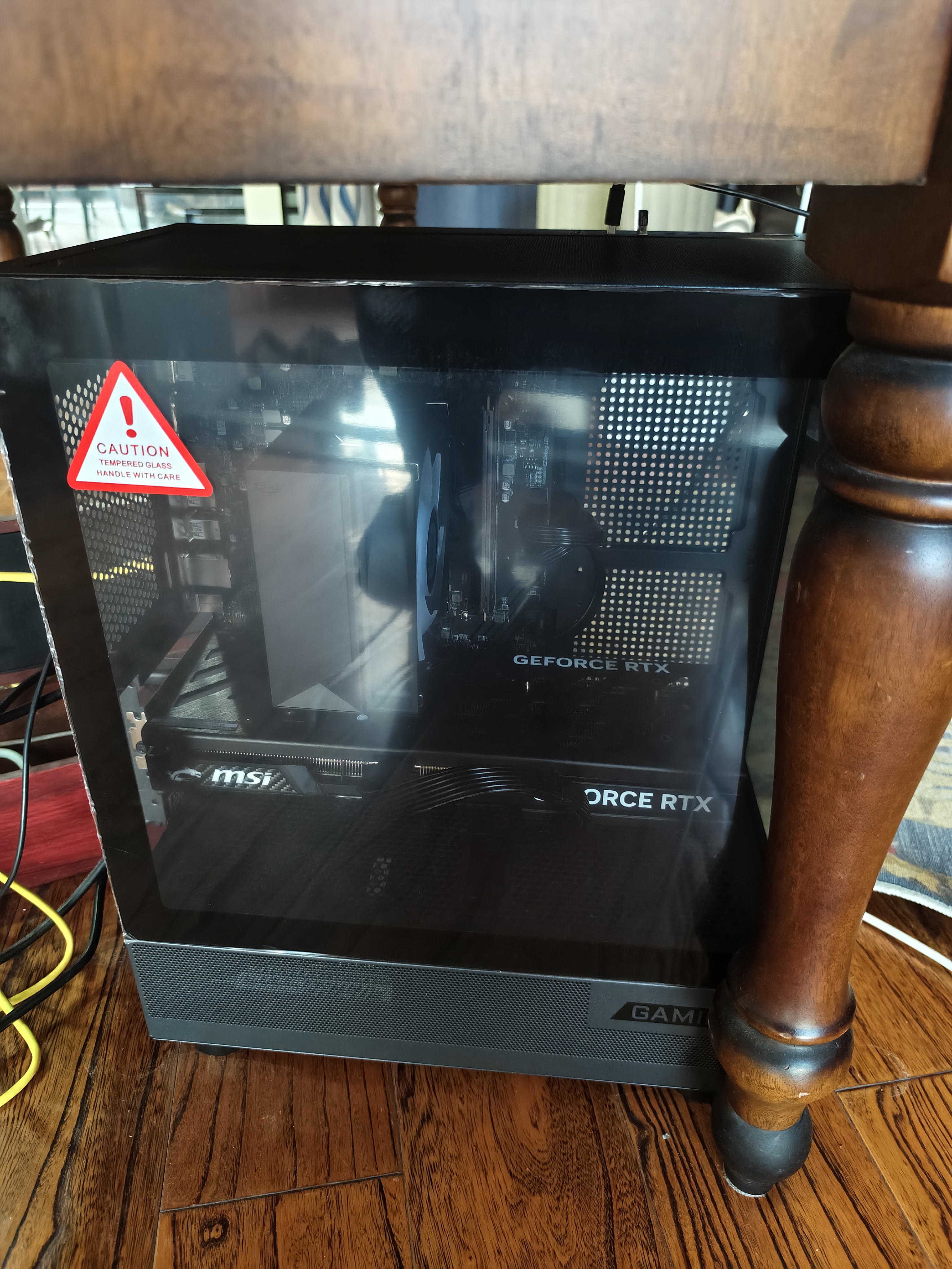 微星（MSI）AMD R7 7800X3D/9700X/5060Ti/5070/9070XT台式组装电脑游戏电竞三角洲行动主机DIY整机组装机 配置十三：9700X+RTX5070 实拍图