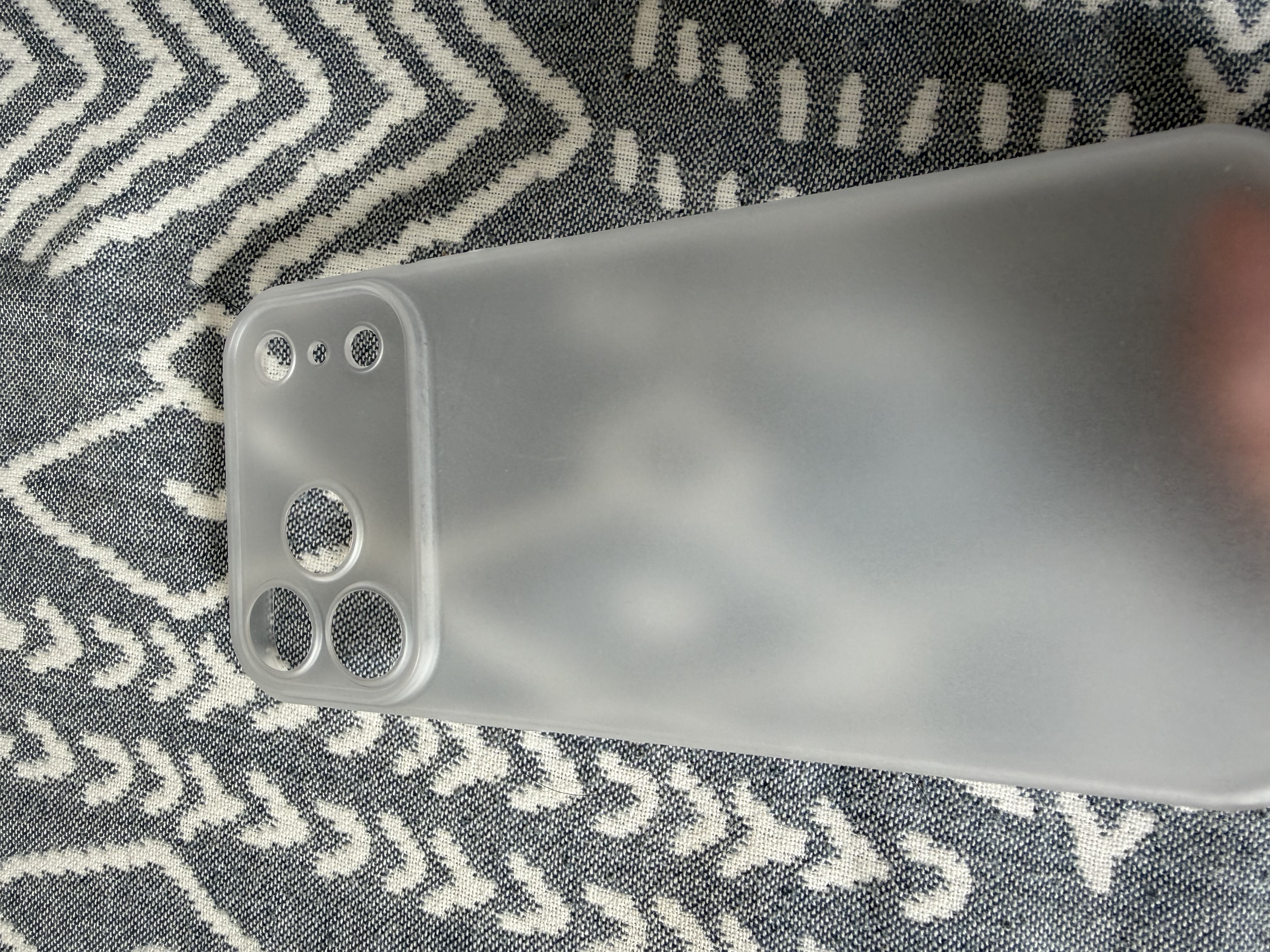 第一卫DIVI【超薄0感】适用苹果17promax手机壳iphone17promax保护套镜头全包超薄防摔磨砂半透明防摔壳白 实拍图