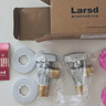 莱尔诗丹（Larsd）球阀角阀球形铜阀芯全开大流量三角阀燃气地暖热水器壁挂炉八字阀 实拍图