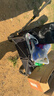 京东京造 户外露营车折叠推车营地车野餐摆摊装备买菜小拉车拖车石墨黑 实拍图