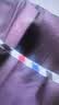 天堂伞 加大雨伞三折 经典商务伞格纹10骨加大雨伞男女 暗紫红 实拍图