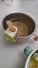 COOKSS宝宝喝汤吸管喝粥神器带卡扣硅胶吸管儿童辅食非一次性黄+绿 实拍图