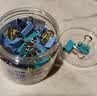 晨光(M&G)文具6#15mm 60只/罐 彩色长尾夹 小号金属票据夹 经济型办公用品燕尾夹ABS916J6 实拍图