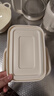 特美居（temeiju）玉米淀粉饭盒一次性餐盒食品级打包盒带盖可微波750型方形*8套 实拍图
