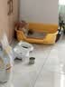 licheers猫碗陶瓷猫粮双碗斜口不黑下巴宠物幼猫咪吃饭食盆喝水喂食一体 实拍图