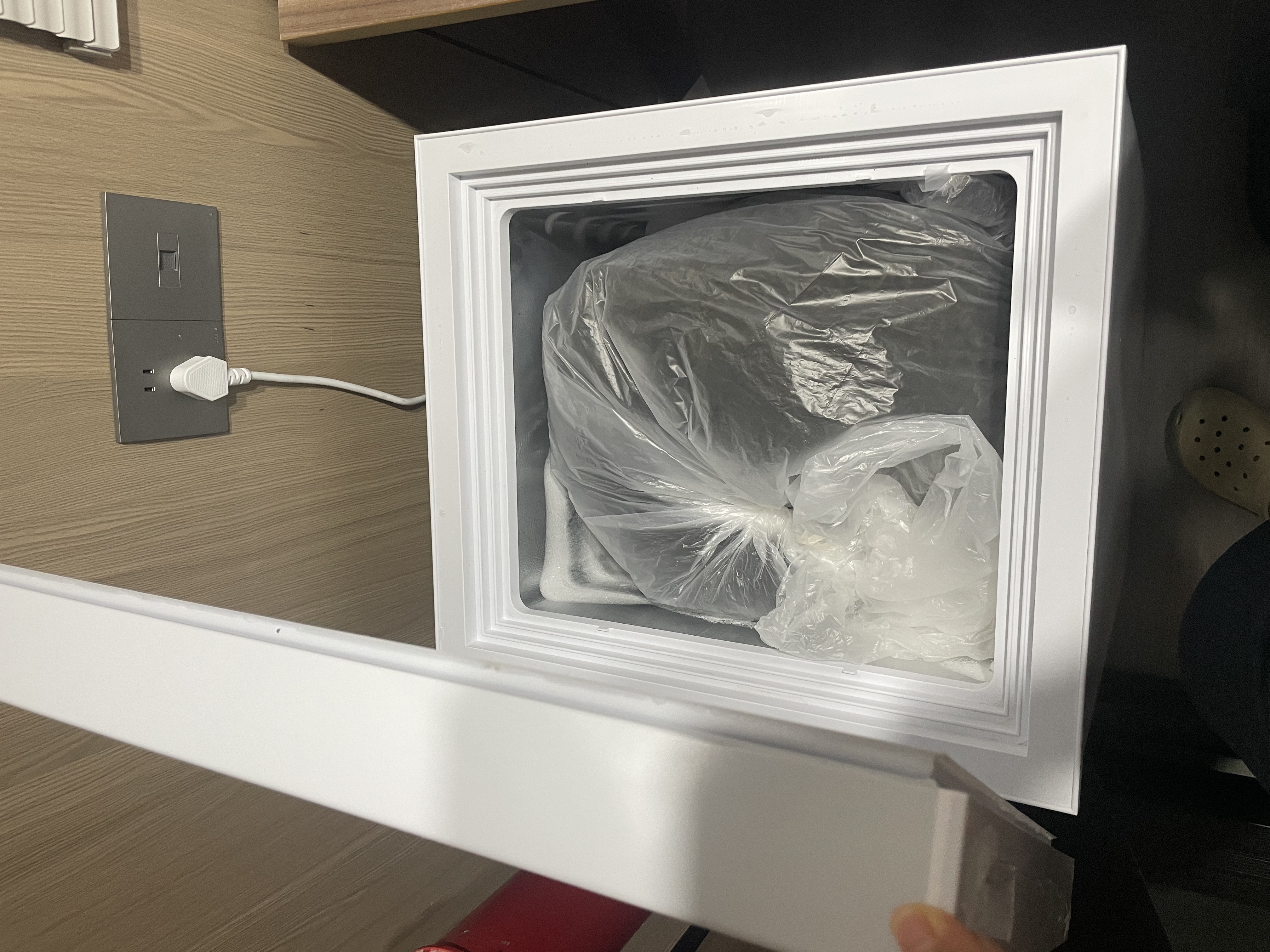 荣事达（Royalstar）小冰柜家用小型冷冻保鲜迷你冷藏商用卧式冷柜单用储母乳柜节能省电 158白色【可囤150斤肉 加厚发泡 强制冷】 实拍图