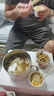 小熊（Bear）不锈钢电煮锅 电蒸锅  宿舍多功能锅小电锅 0涂层蒸煮一体可预约 小型1-2人用分体式 C12N7 配蒸笼 实拍图