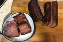 杨大爷 烟熏腊味农家湖南特产腊肉咸肉 湘西老腊肉1斤装500g 实拍图