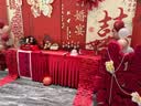 光多拉结婚彩礼盒礼金箱30万订婚装钱盒子现金聘礼提亲定亲红色手提钱箱 实拍图