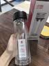 富光（FUGUANG）双层玻璃杯男泡茶杯水杯子G2516-SH-400K 黑色400ml 实拍图